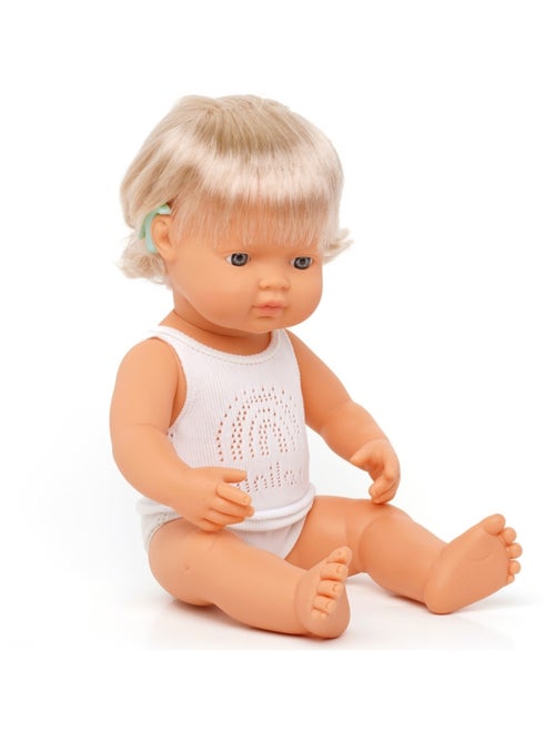 Miniland - Poupée fille malentendante - Kiabi