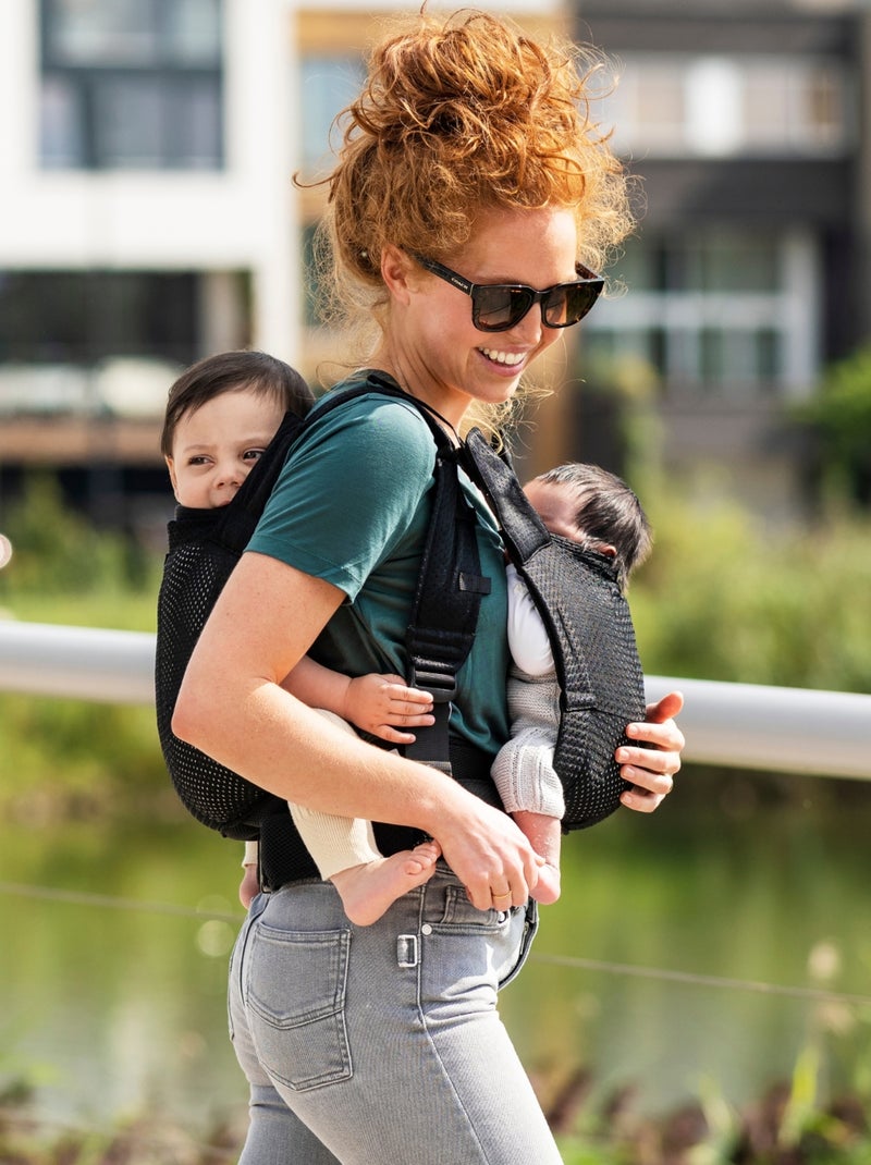 Minimonkey - Porte bébé Jumeaux Tandem Noir - Kiabi