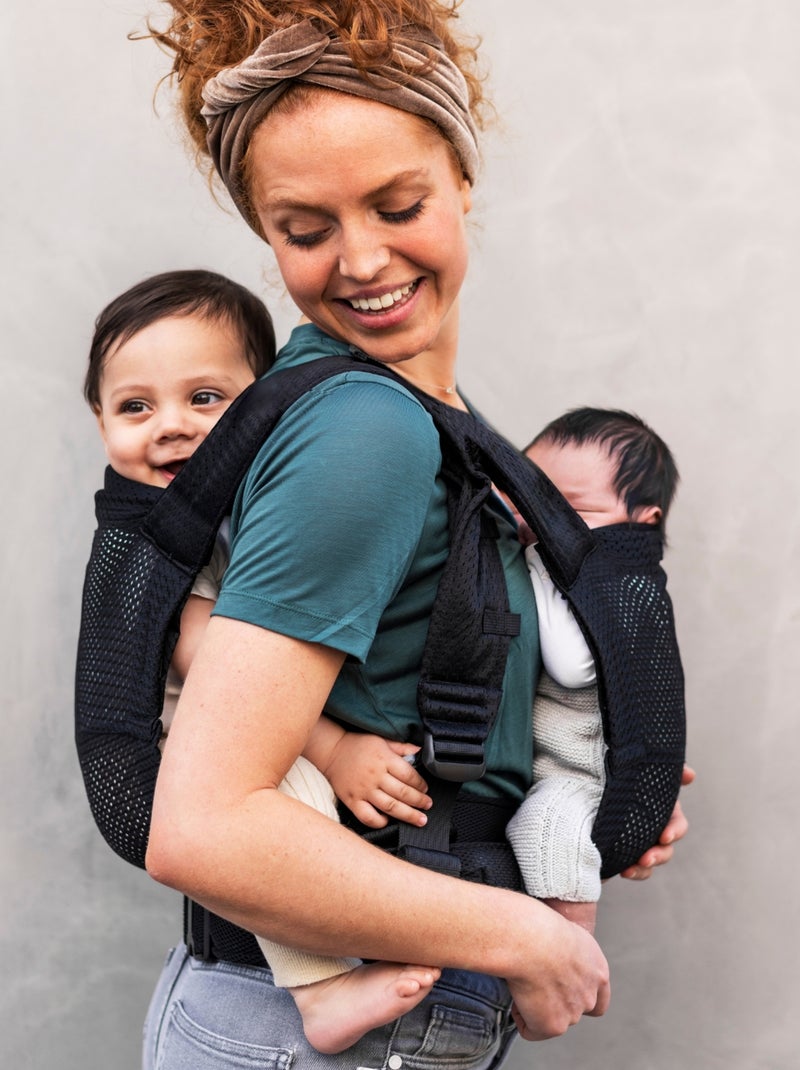Minimonkey - Porte bébé Jumeaux Tandem Noir - Kiabi