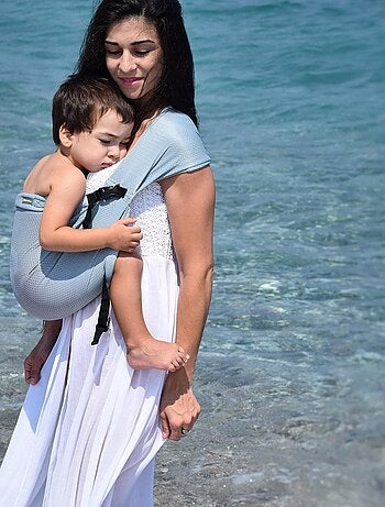Porté bébé Mini Sling gris
