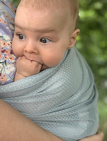 Porté bébé Mini Sling gris