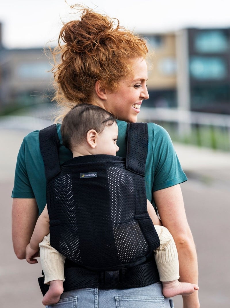 Minimonkey - Porte bébé Noir - Kiabi