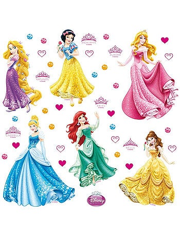Minis Stickers 6 Princesses Disney - 30 CM x 30 CM