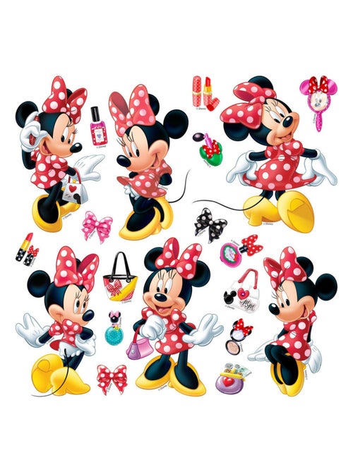 Minis Stickers Disney - Minnie Mouse - 30 CM x 30 CM - Kiabi