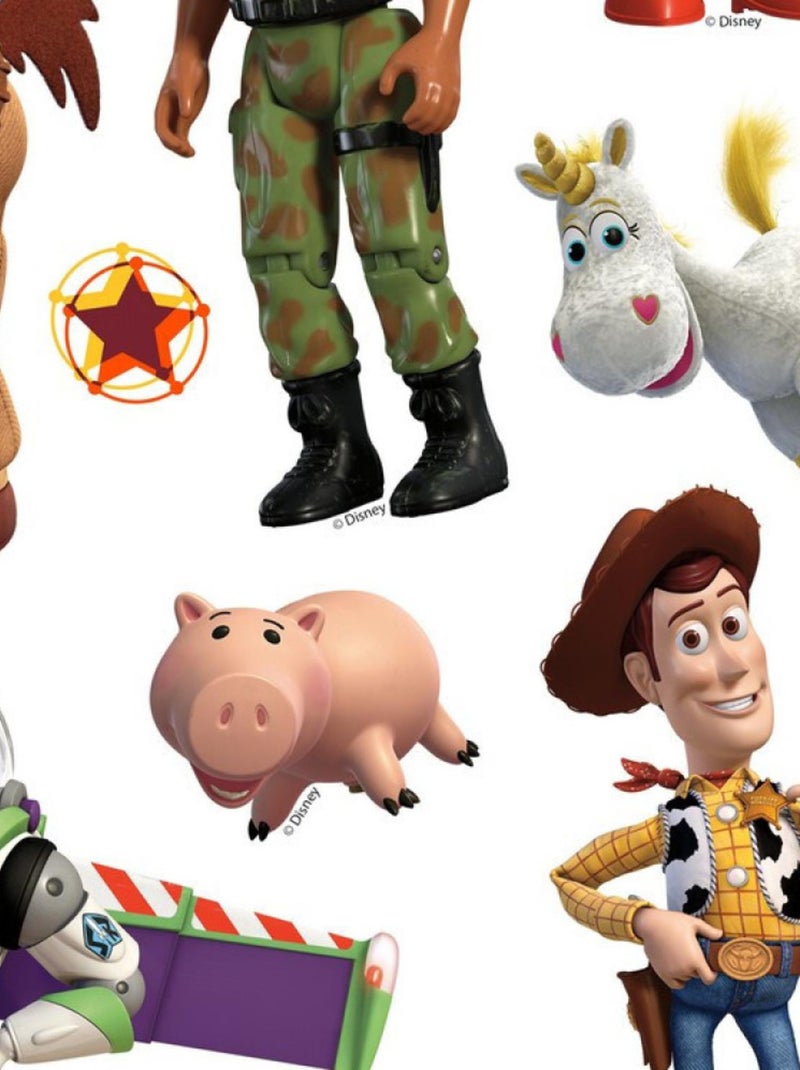 Minis Stickers Disney - Toy Story 4 - 30 CM x 30 CM Multicolore - Kiabi