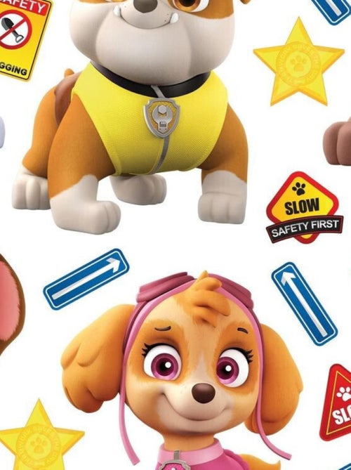 Minis Stickers Pat'Patrouille - modèle l'équipe Pat'Patrouille - 30 CM x 30 CM - Kiabi