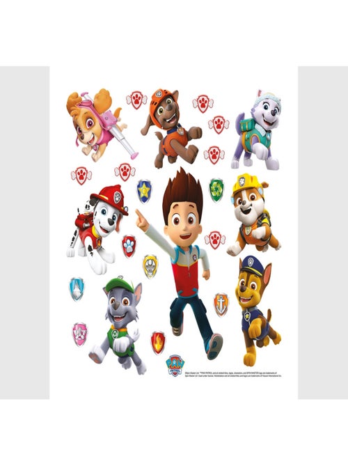Minis Stickers Pat'Patrouille - modèle Ryder et ses amis - planche de  30 cm x 30 cm - Kiabi