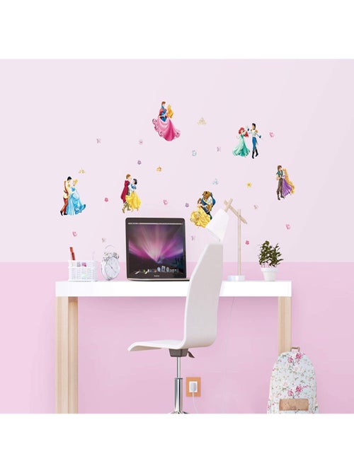Minis Stickers Princesses au Bal Disney - 30 CM x 30 CM - Kiabi