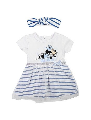 Minnie - Ensemble Robe et Serre-tête bébé Fille