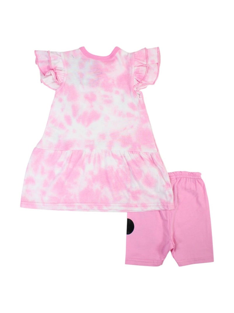 Minnie - Ensemble T-shirt et Legging bébé  Fille Rose - Kiabi