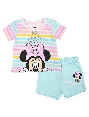 Minnie - Ensemble T-shirt et Short bébé Fille