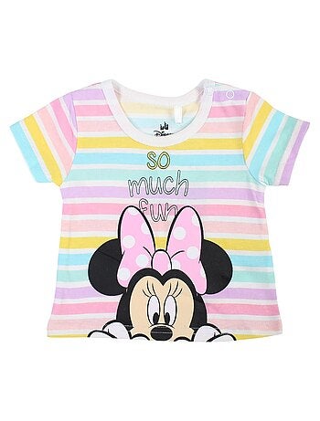 Minnie - Ensemble T-shirt et Short bébé Fille
