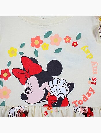 Minnie - Robe à motifs avec personnage