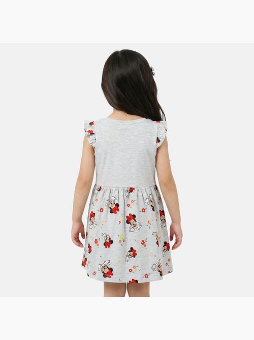 Minnie - robe à motifs sans manches, col rond, volants - Kiabi Minnie - robe à motifs sans manches, col rond, volants - Kiabi