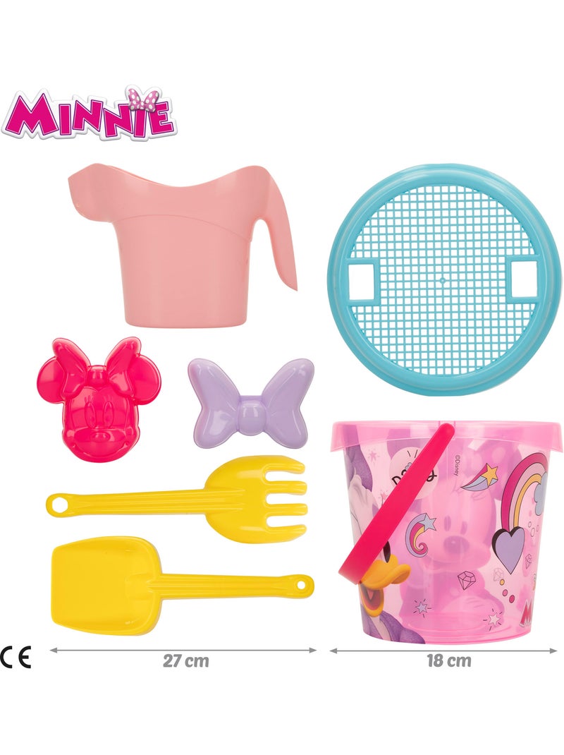 Minnie ensemble seau de plage avec accessoires serviette et sac N/A - Kiabi