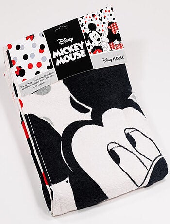 Minnie et Mickey, Serviette de Bain Enfant Imprimé 100% Coton, LOVE
