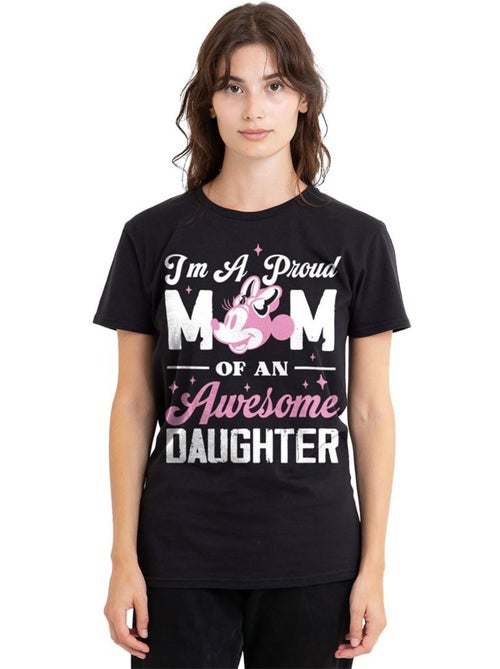 Minnie Mouse - T-shirt PROUD MOM, AWESOME DAUGHTER - Kiabi