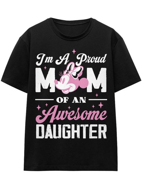 Minnie Mouse - T-shirt PROUD MOM, AWESOME DAUGHTER - Kiabi