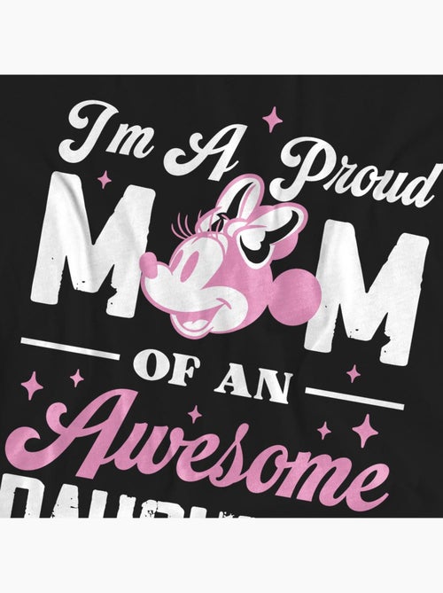 Minnie Mouse - T-shirt PROUD MOM, AWESOME DAUGHTER - Kiabi