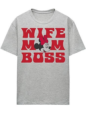 Minnie Mouse - T-shirt WIFE MOM BOSS