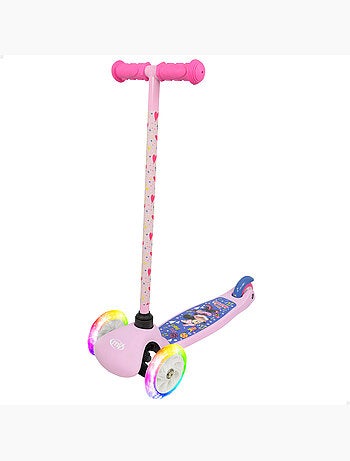 Minnie trottinette 3 roues 55x23x68 cm max. 20 kg avec lumières et freins