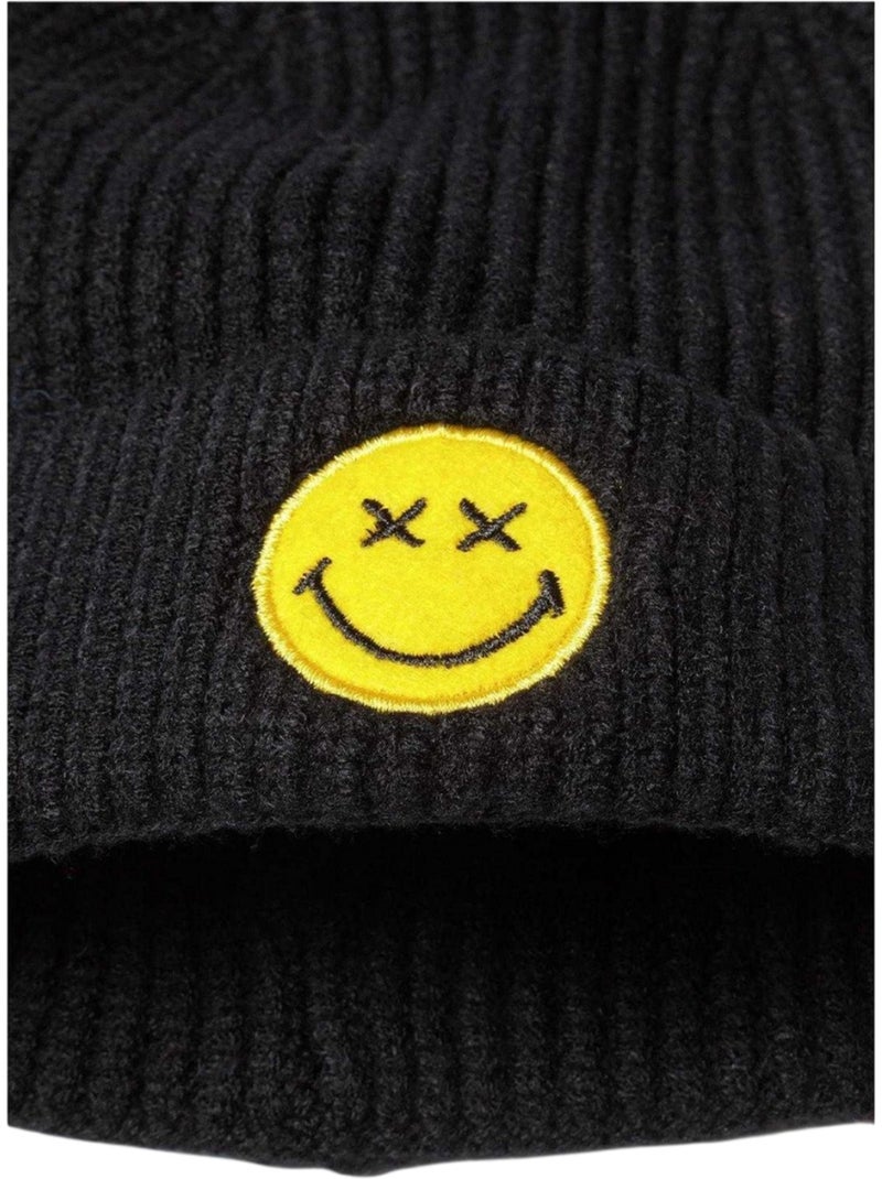 Minoti - Bonnet motif/style badge Noir - Kiabi