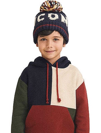 Minoti - Bonnet motif/style pompon