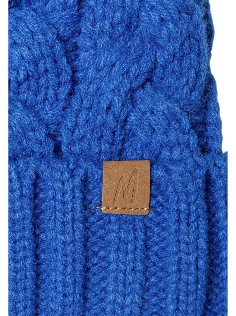 Minoti - Bonnet motif/style pompon Bleu - Kiabi