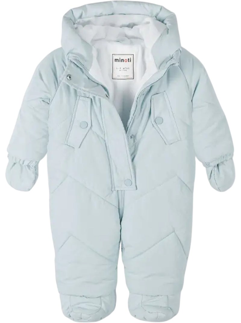 Minoti - Combinaison de ski motif/style uni - Bébé Bleu - Kiabi