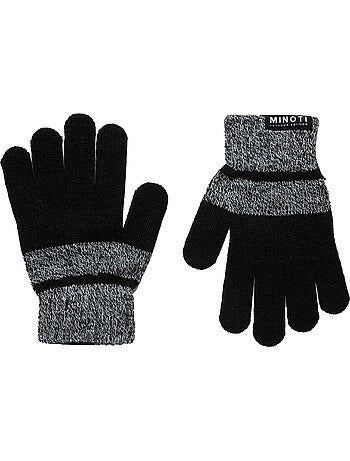 Minoti - Ensemble bonnet et gants motif/style badge