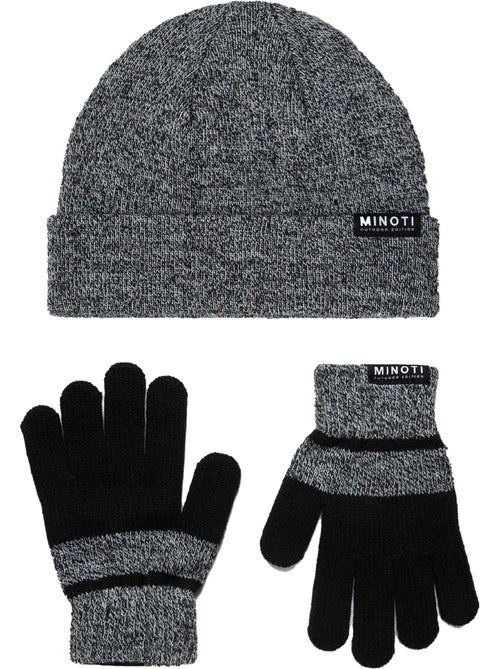 Minoti - Ensemble bonnet et gants motif/style badge - Kiabi Minoti - Ensemble bonnet et gants motif/style badge - Kiabi