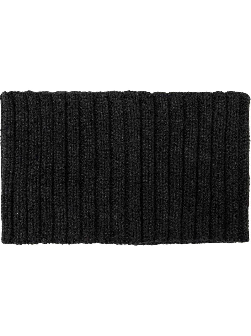 Minoti - Ensemble bonnet et snood motif/style Tricoté Noir - Kiabi