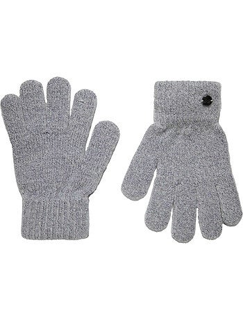 Minoti - Ensemble bonnet, gants et écharpe motif/style côtelé
