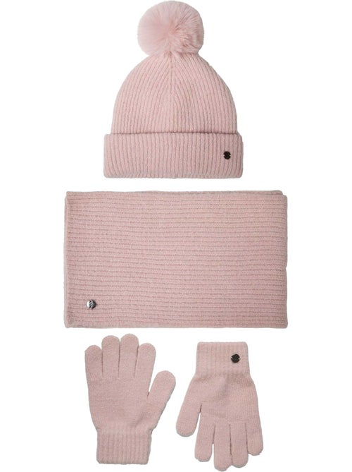 Minoti - Ensemble bonnet, gants et écharpe motif/style côtelé - Kiabi Minoti - Ensemble bonnet, gants et écharpe motif/style côtelé - Kiabi