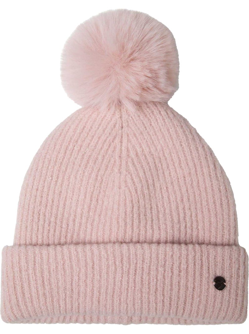 Minoti - Ensemble bonnet, gants et écharpe motif/style côtelé Rose - Kiabi