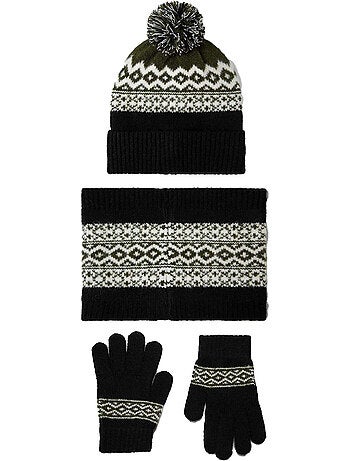 Minoti - Ensemble bonnet, gants et écharpe