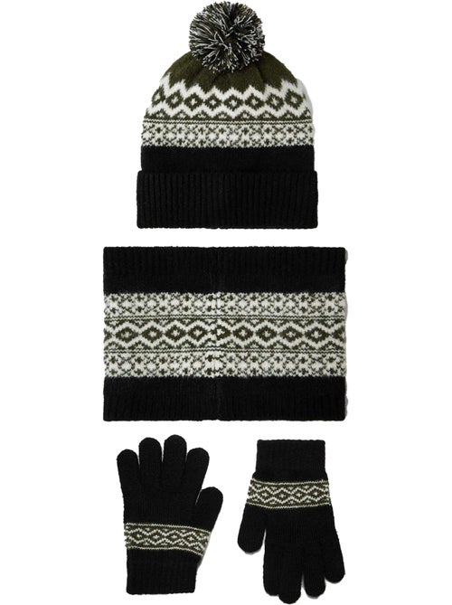 Minoti - Ensemble bonnet, gants et écharpe - Kiabi Minoti - Ensemble bonnet, gants et écharpe - Kiabi