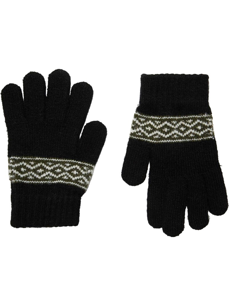 Minoti - Ensemble bonnet, gants et écharpe Noir - Kiabi