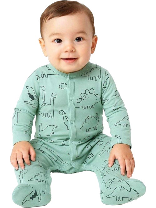 Minoti - Ensemble Grenouillères manches longues motif/style imprimé - Bébé - Kiabi