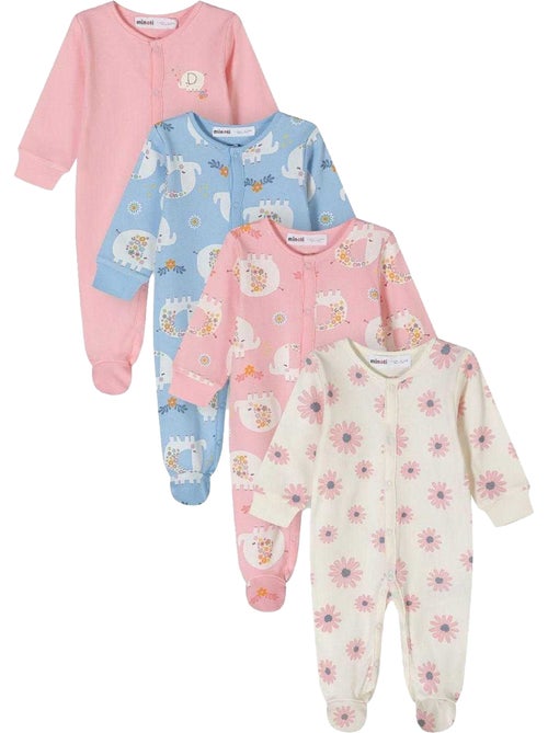 Minoti - Ensemble Grenouillères manches longues motif/style imprimé - Kiabi