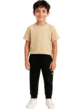 Minoti - Ensemble haut et pantalon de jogging manches courtes motif/style uni