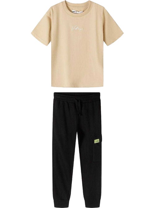 Minoti - Ensemble haut et pantalon de jogging manches courtes motif/style uni - Kiabi Minoti - Ensemble haut et pantalon de jogging manches courtes motif/style uni - Kiabi
