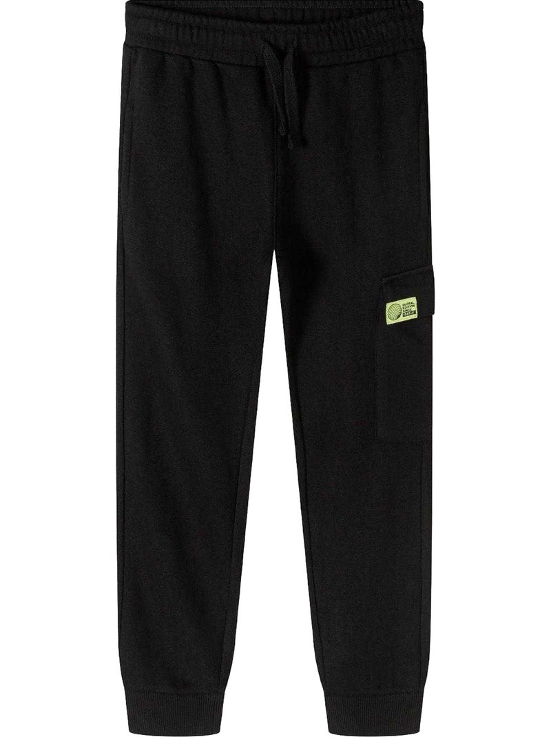 Minoti - Ensemble haut et pantalon de jogging manches courtes motif/style uni Noir - Kiabi