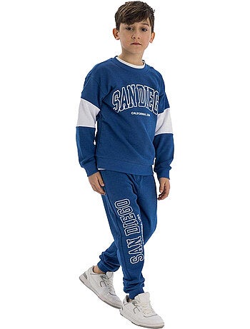 Minoti - Ensemble Sweat et pantalon de jogging motif/style texte