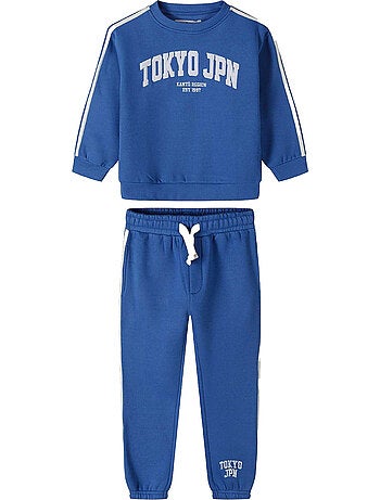 Minoti - Ensemble Sweat et pantalon de jogging motif/style texte