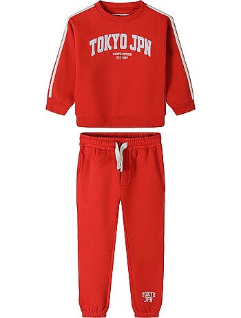 Minoti - Ensemble Sweat et pantalon de jogging motif/style texte