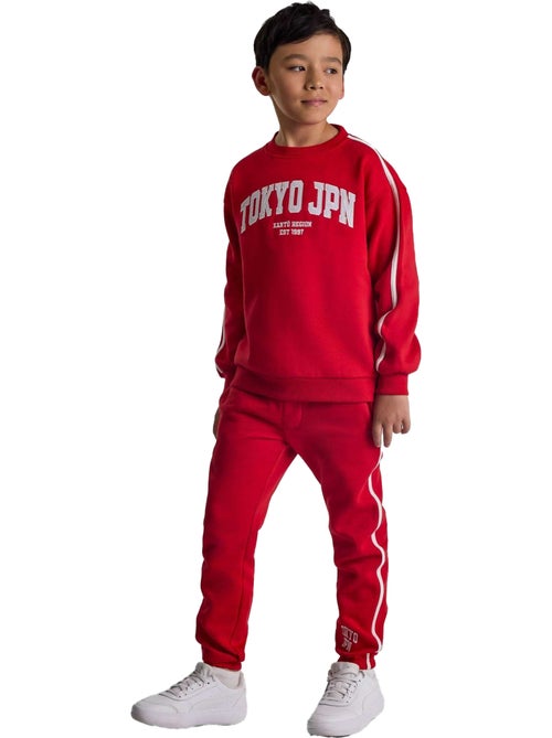 Minoti - Ensemble Sweat et pantalon de jogging motif/style texte - Kiabi Minoti - Ensemble Sweat et pantalon de jogging motif/style texte - Kiabi