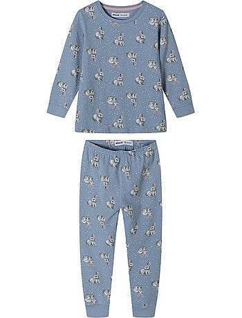 Minoti - Ensembles de pyjamas longs manches longues motif/style Lapin - Bébé fille