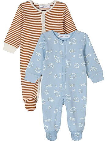 Minoti - Grenouillères manches longues - Bébé garçon