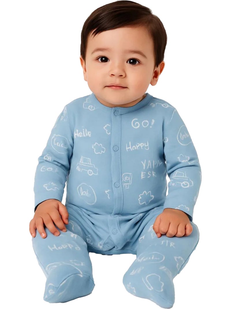 Minoti - Grenouillères manches longues - Bébé garçon Beige - Kiabi